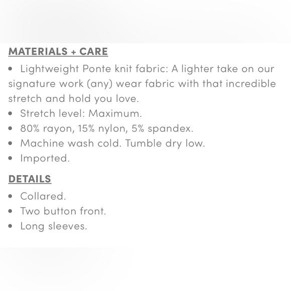 Torrid 3 (3X) Lightweight Ponte Longline Blazer - Picture 12 of 12